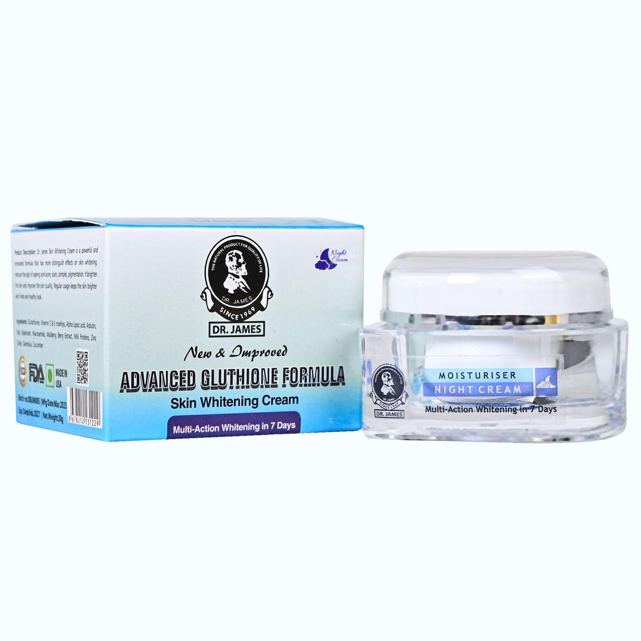 Dr. James Glutathione Skin Whitening Cream 30g