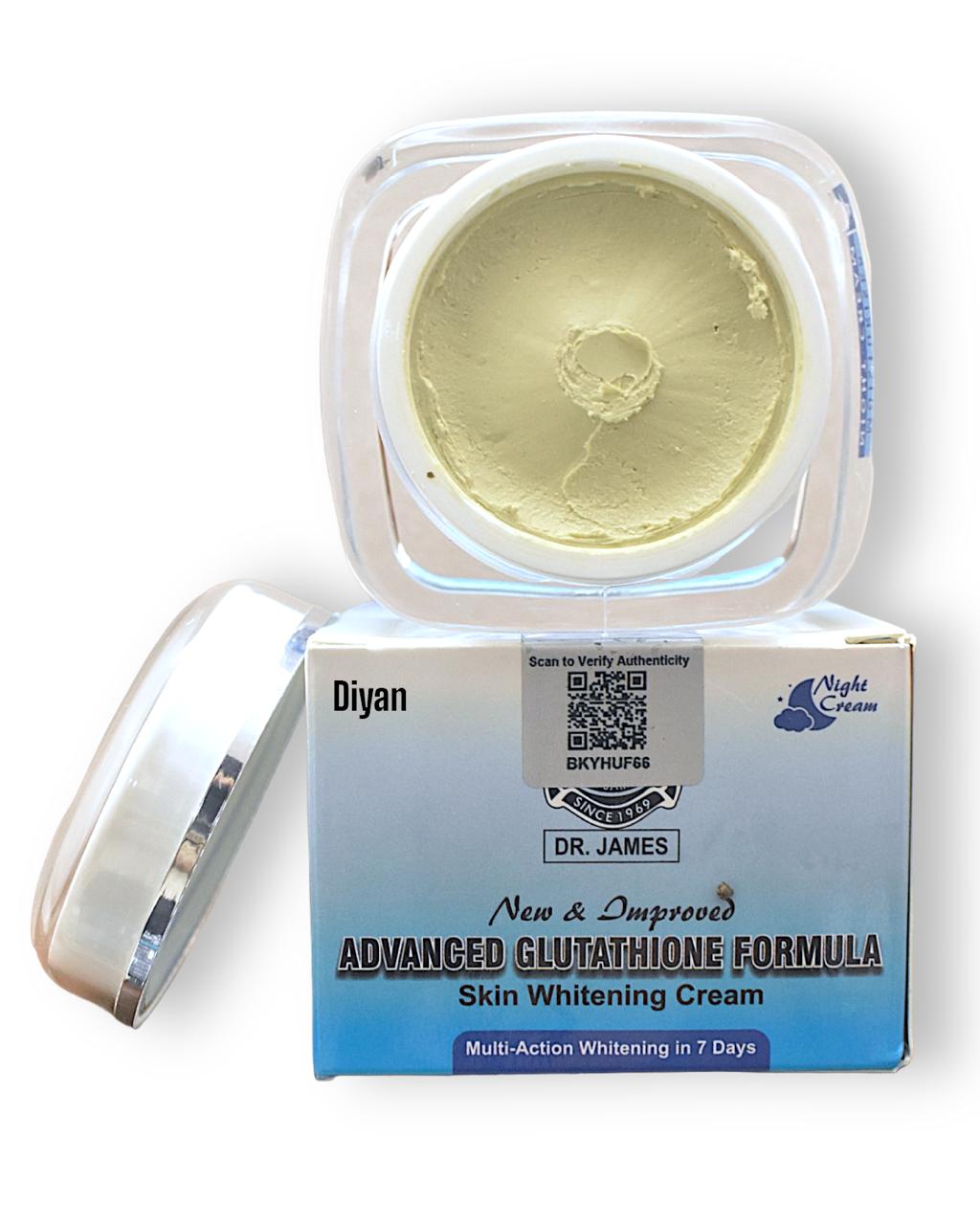 Dr. James Glutathione Skin Whitening Cream 30g